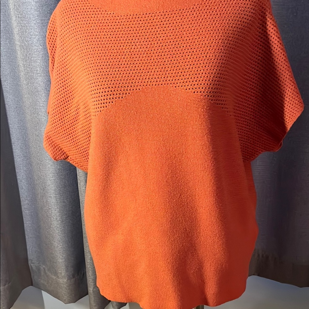 Orange Knit Sweater